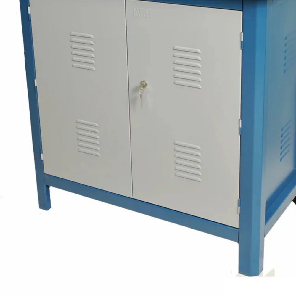 Bancada Fechada Tampo de Madeira Com 2 Portas e 2 Prateleiras 100X60X92CM Fercar 100CDF