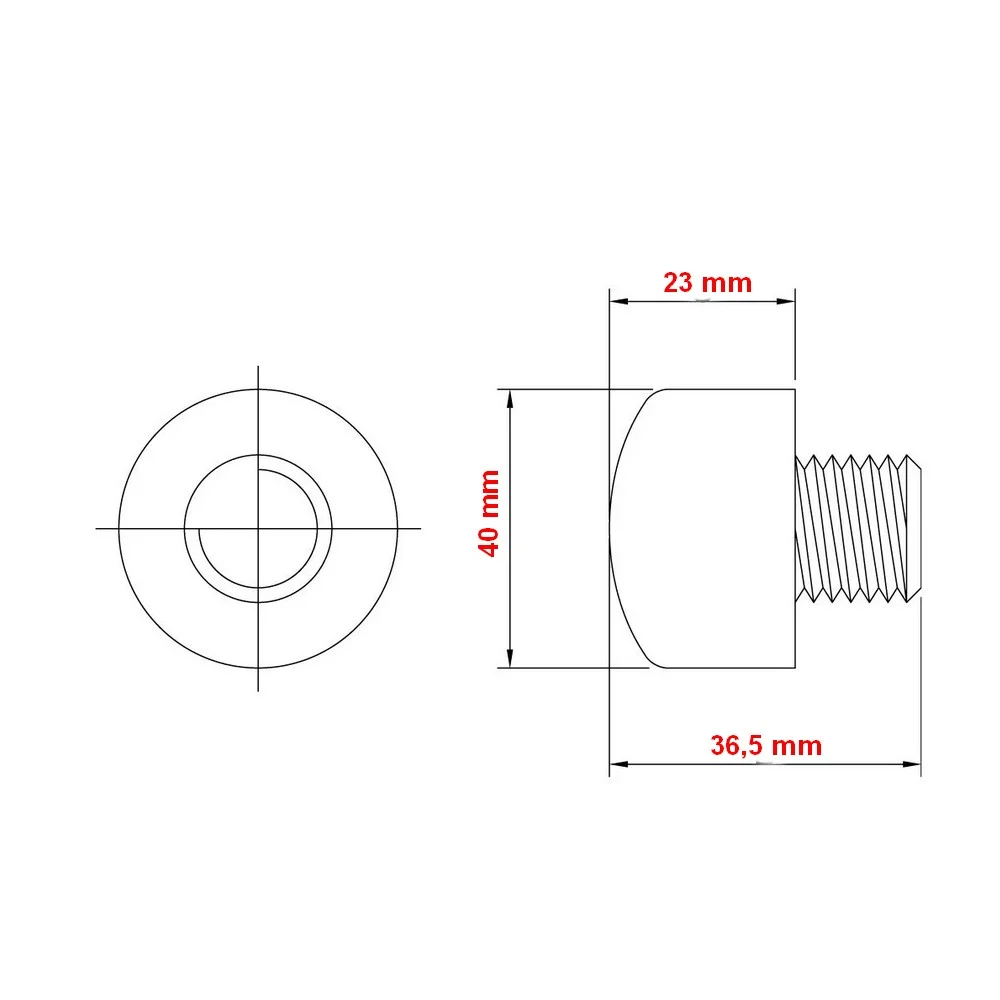 Batente para Martelo Poliuretano Tpu 40MM Tramontina Pro 40671/042