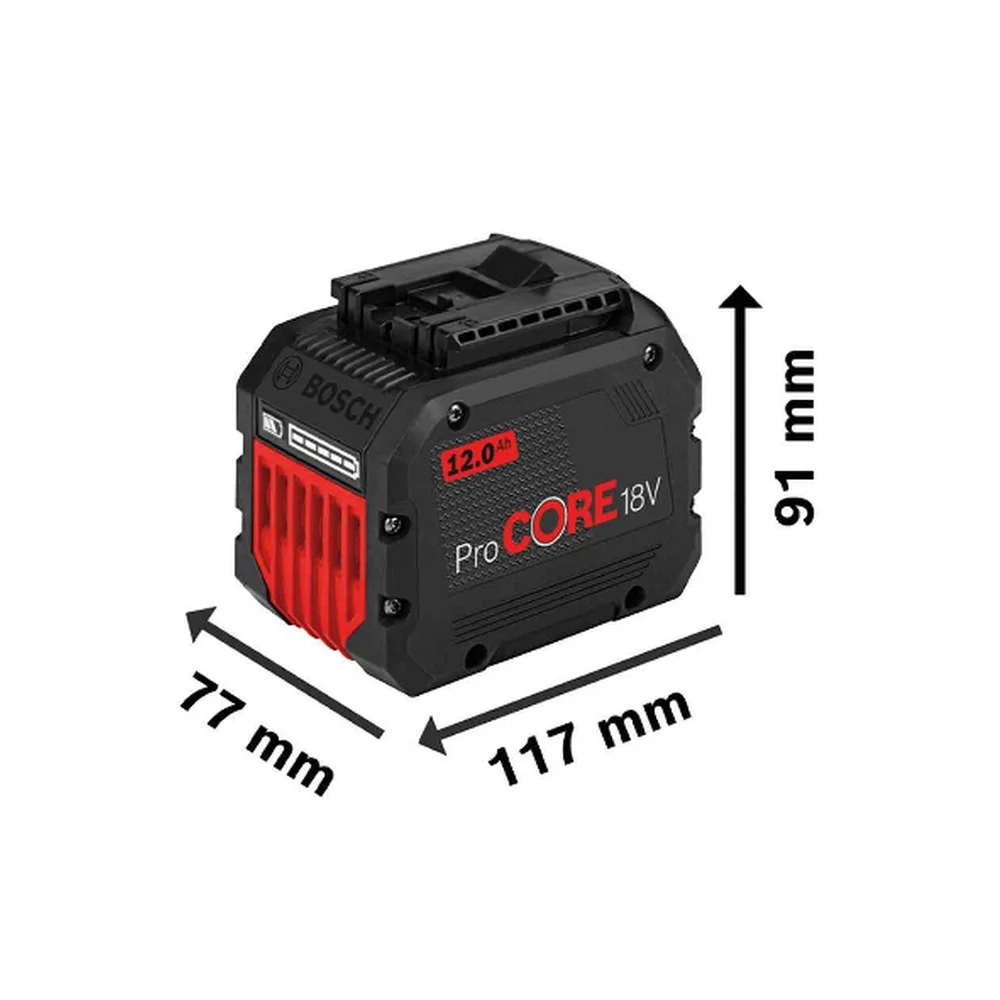 Bateria de Ions de Litio Procore 18V-12Ah Bosch 1600A016GU