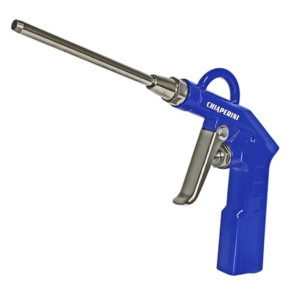 Bico Soprador Longo de Ar para Limpeza Corpo Em Aluminio com Gatilho 12CM Chiaperini CH BL-12