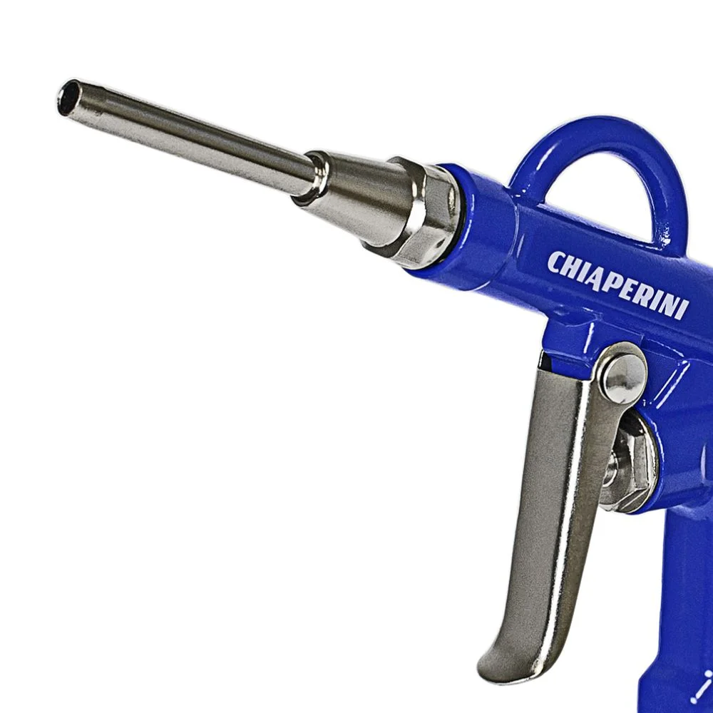 Bico Soprador Medio de Ar para Limpeza Corpo Em Aluminio com Gatilho 7CM Chiaperini CH BL-07