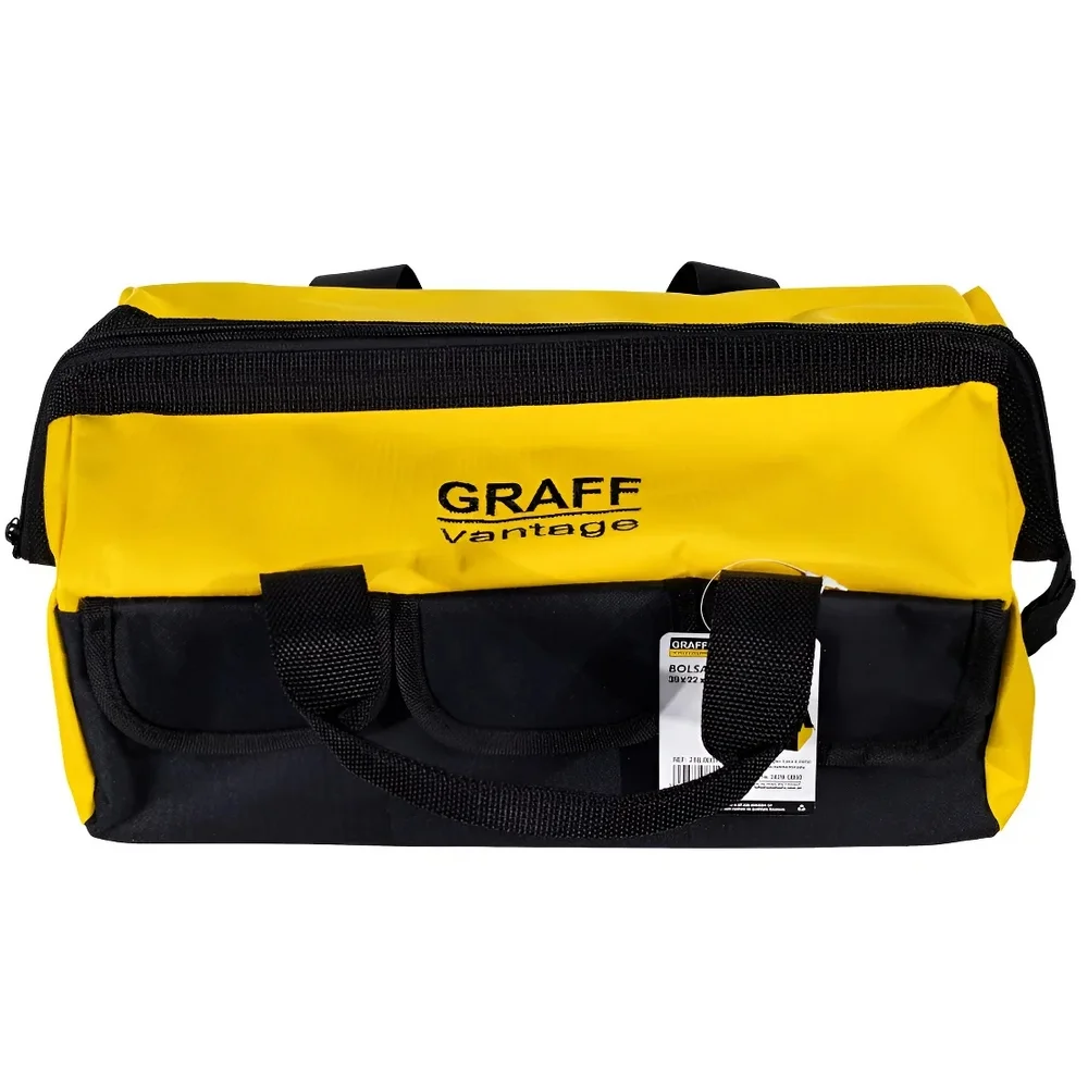 Bolsa de Lona para Ferramentas 5 Bolsos 39X22X23CM Graff 7180001