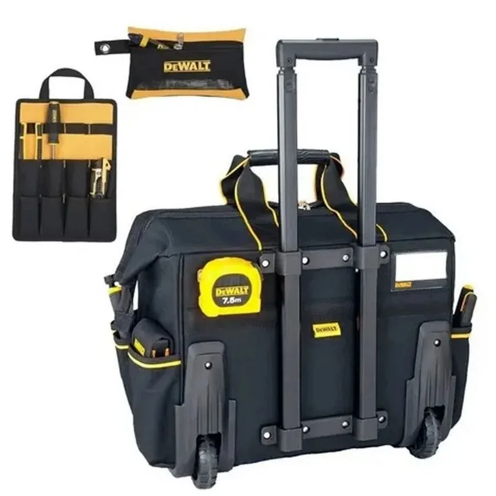 Bolsa Multitak para Ferramentas 63 Bolsos Com Rodas e Alca Telescopica 18" Dewalt DWST82929LA