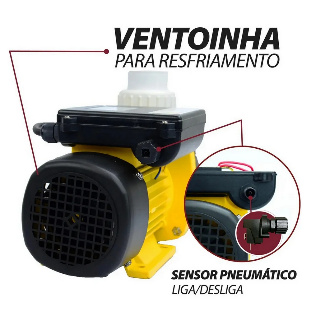 Bomba Hidromassagem 1CV 17000L/H Bivolt 750W Ferrari HMF-750