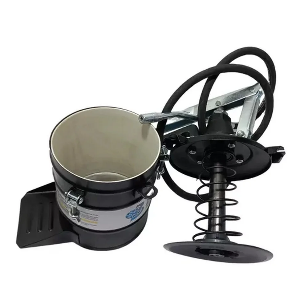Bomba Manual com Balde para Graxa Mangueira 1,2M 2KG Bremen 9116