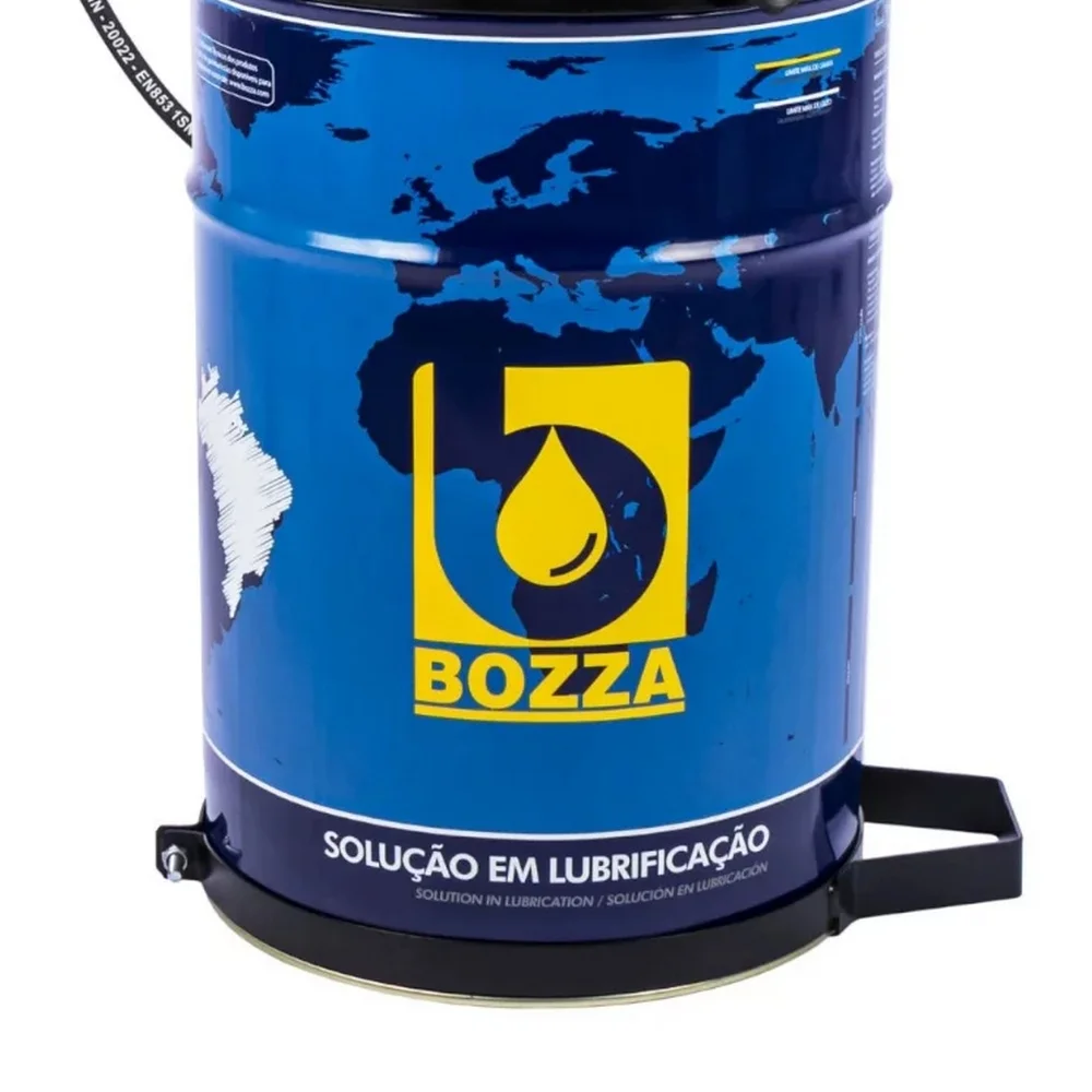 Bomba Manual com Balde para Graxa Mangueira 1,3M 20KG Bozza 8022-R20-G4