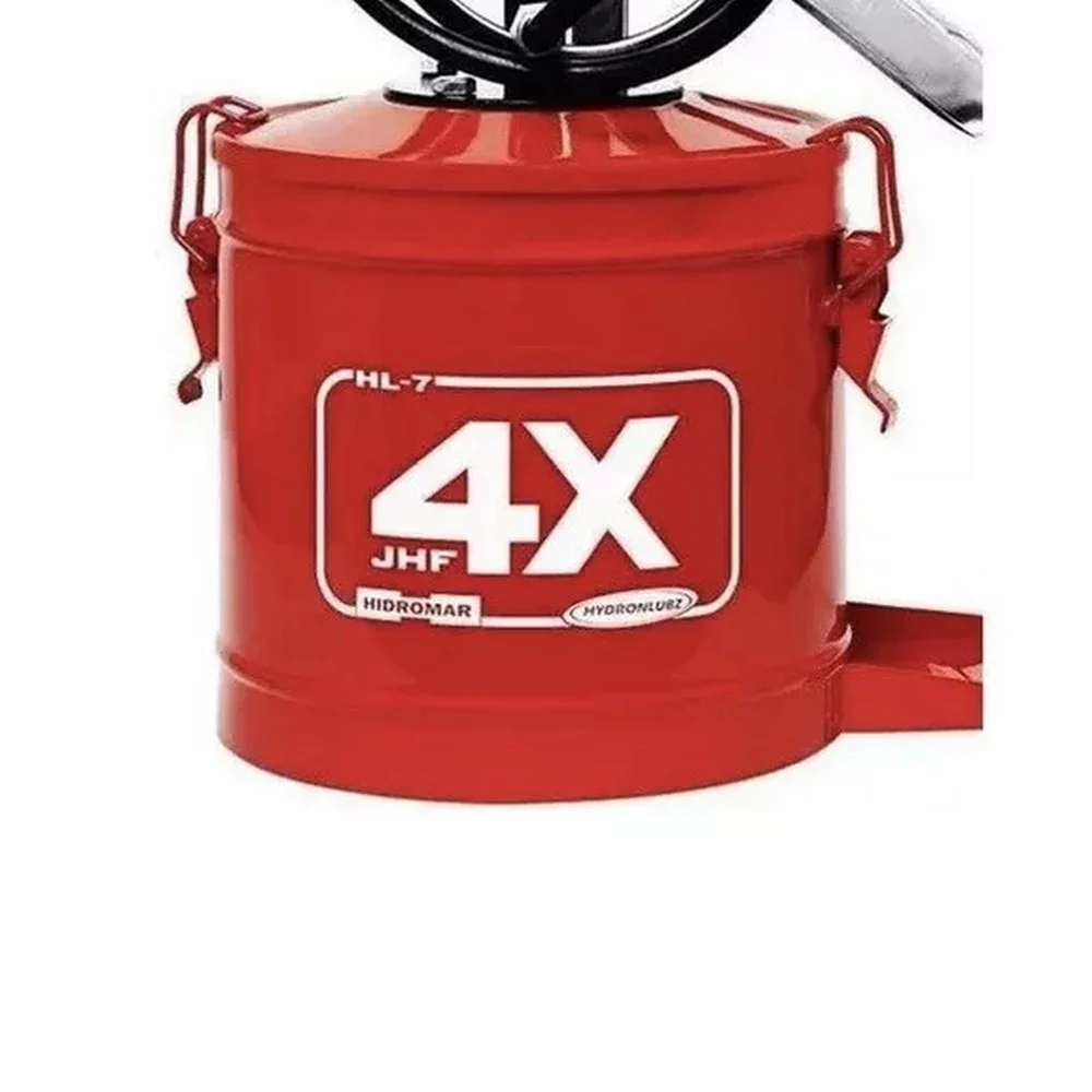 Bomba Manual com Balde para Graxa Mangueira 1,3M 4KG Hydronlubz HL4