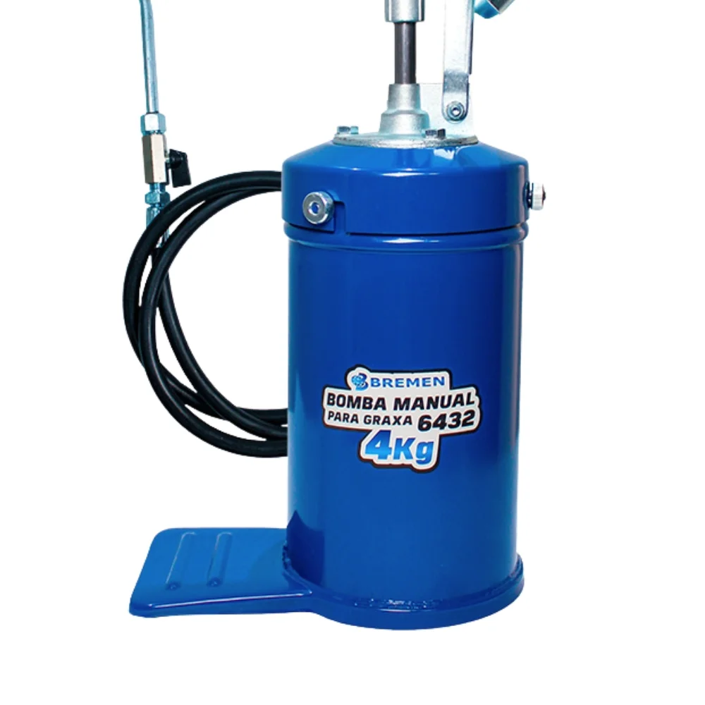 Bomba Manual com Balde para Graxa Mangueira 1,8M 4KG Bremen 6432