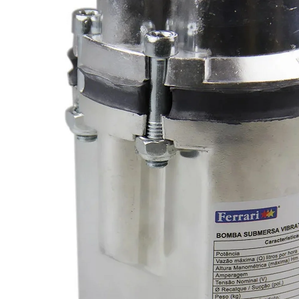 Bomba Submersa Vibratoria 1080L/H 220V 260W Ferrari FE-500