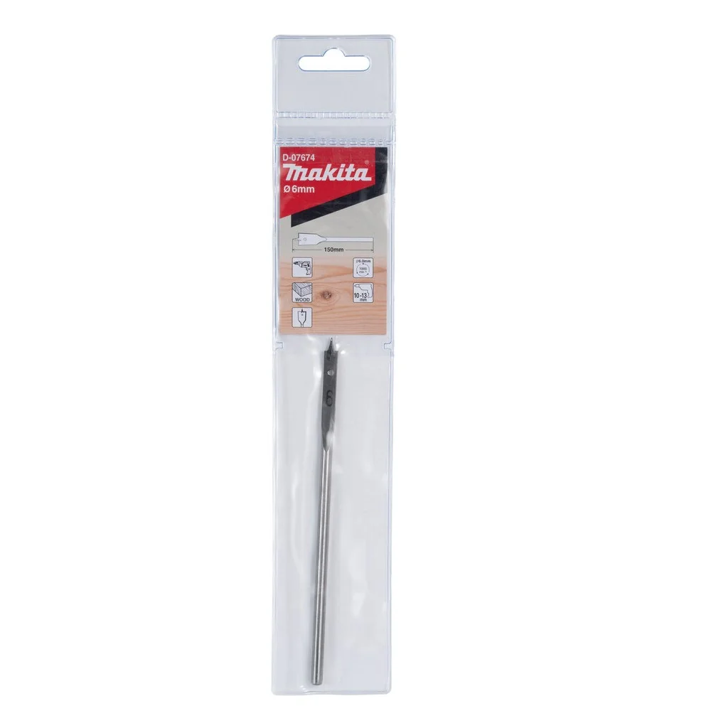 Broca Chata AC 6X150MM Makita D-07674