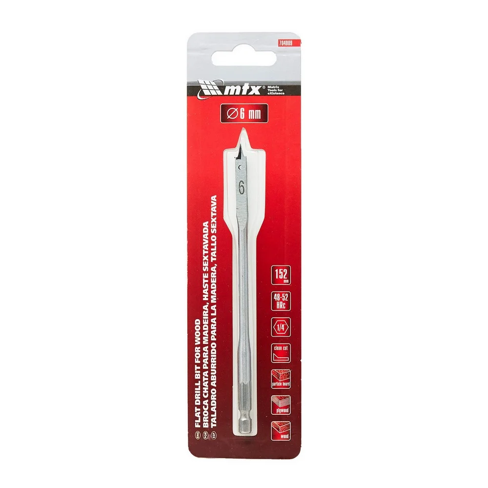Broca Chata AC 6X152MM Mtx 704009