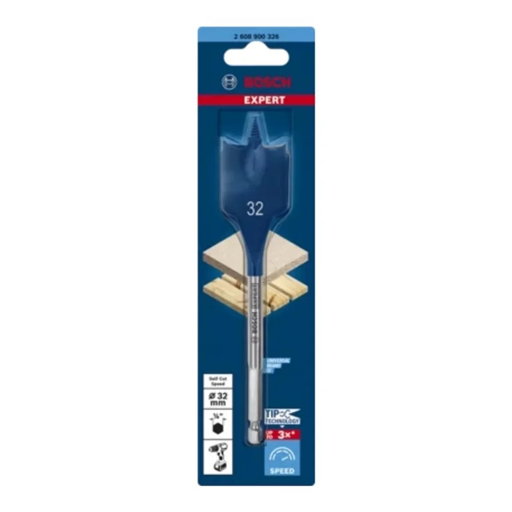Broca Chata Expert Encaixe Hexagonal 32X152MM Bosch 2608900326