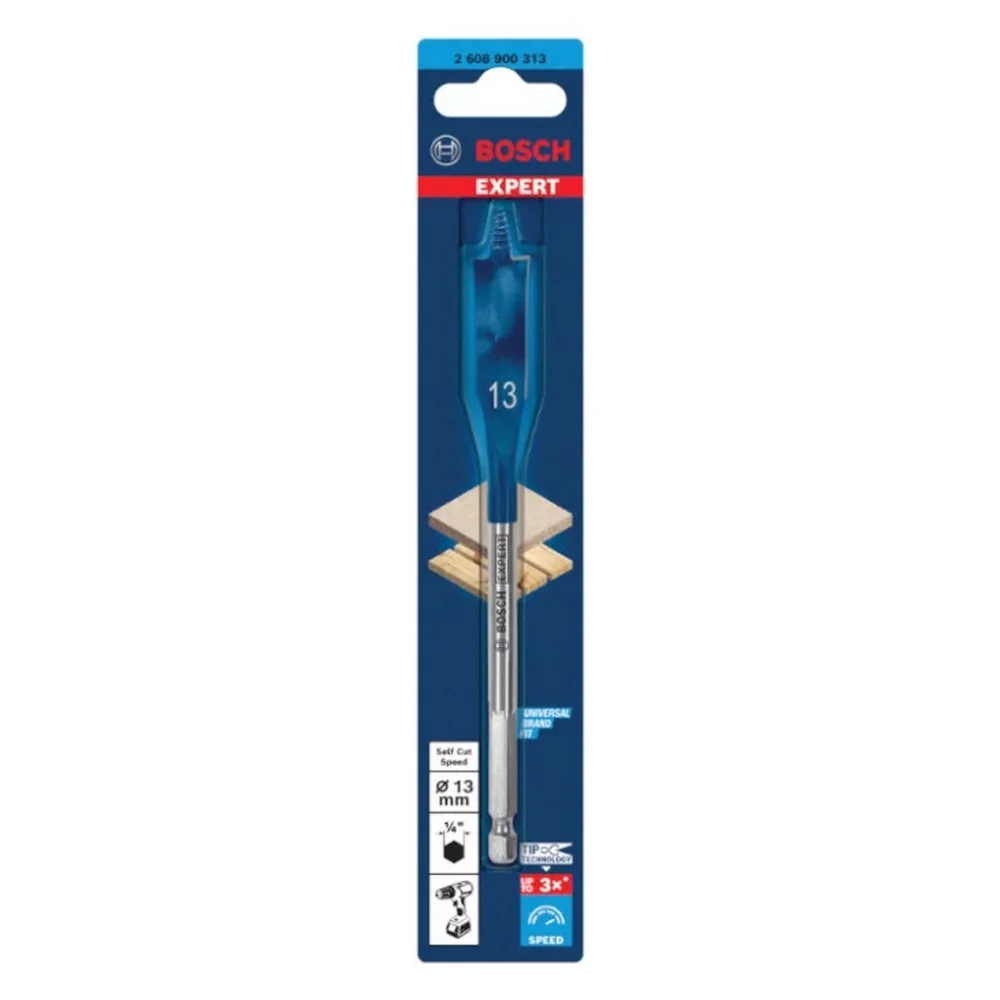 Broca Chata Expert Encaixe Hexagonal AC 13X152MM Bosch 2608900313