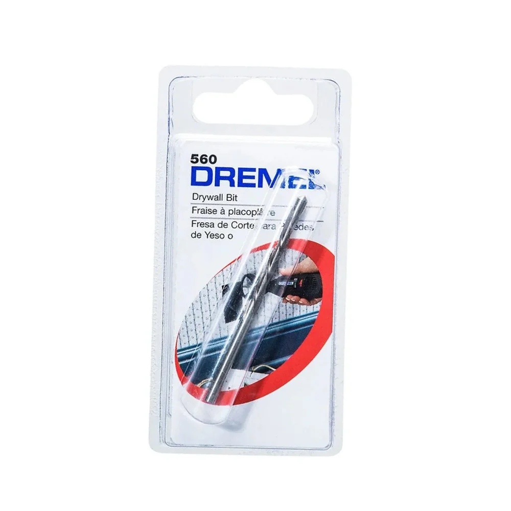 Broca Cortadora de Gesso e Drywall Para Micro Retifica 1/8" Dremel 560