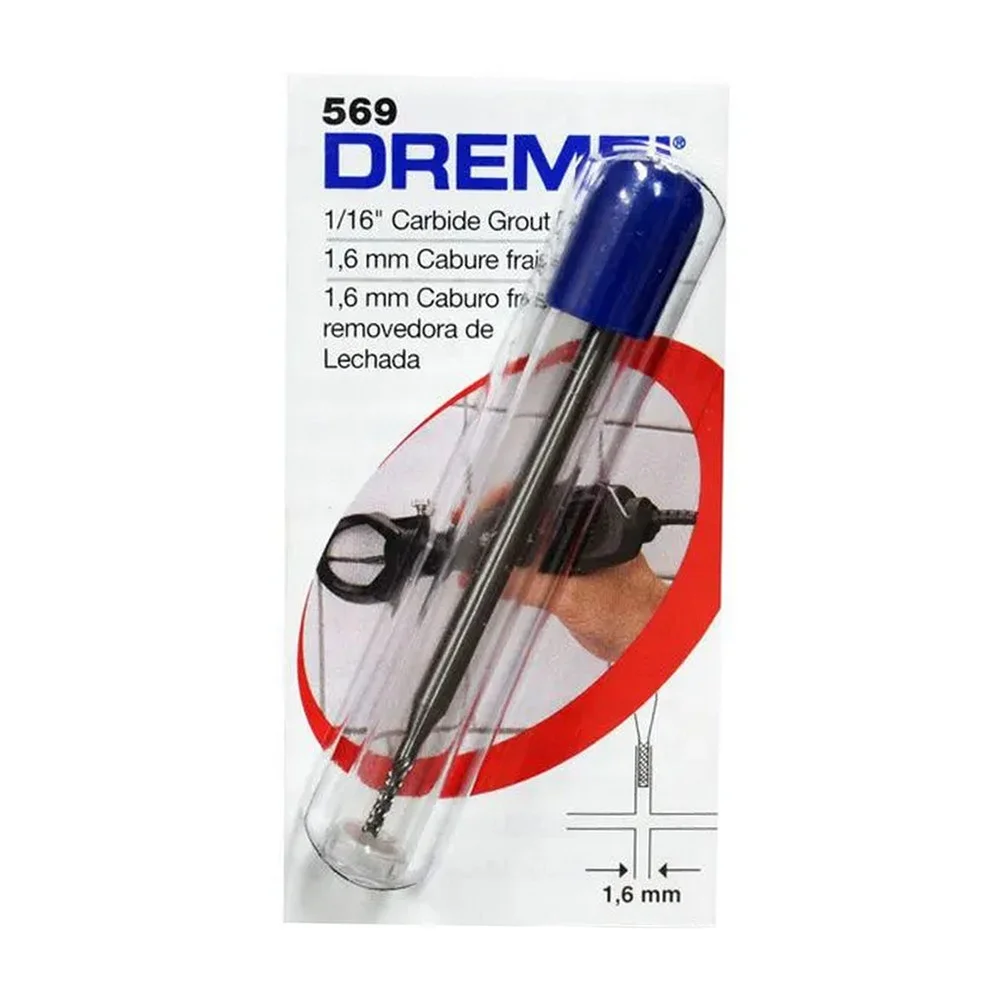 Broca Cortadora para Remocao de Rejunte USO Em Micro Retifica 1/16" Dremel 569