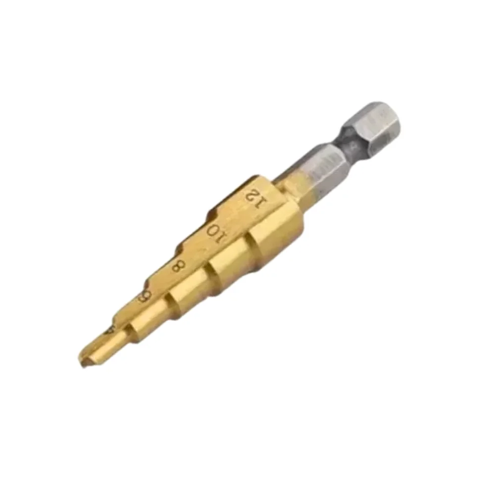 Broca Escalonada Com Tratamento de Titanio HSS 4A12MM Graff 6940001
