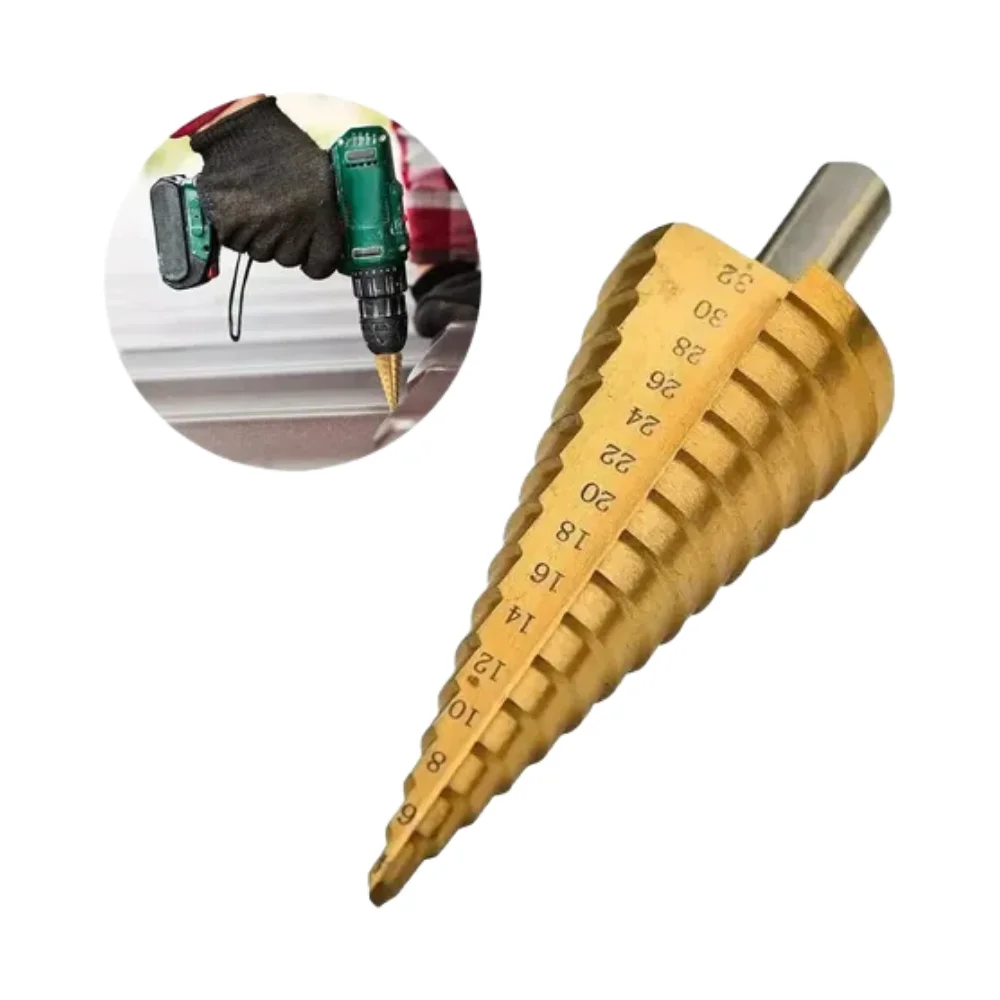 Broca Escalonada Com Tratamento Titanio HSS 4A32MM Graff 6940003