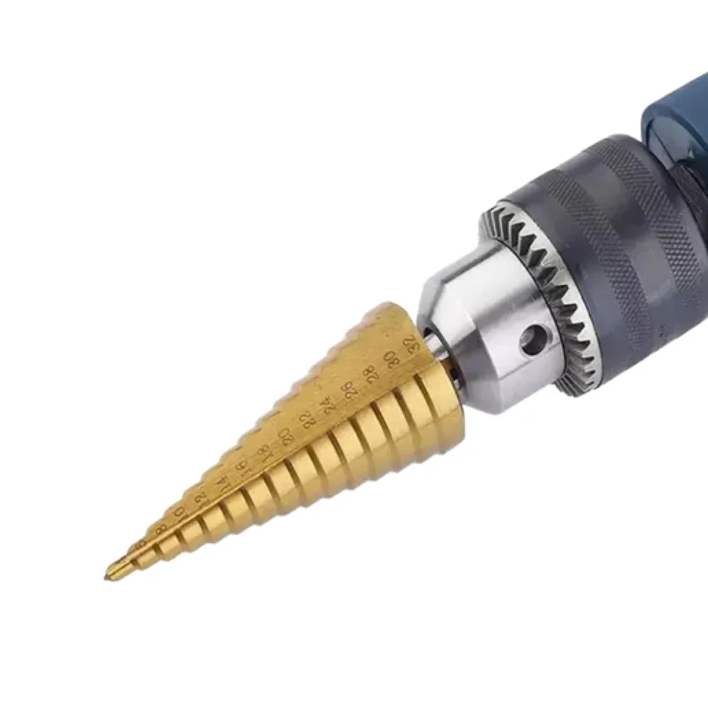 Broca Escalonada Com Tratamento Titanio HSS 4A32MM Graff 6940003