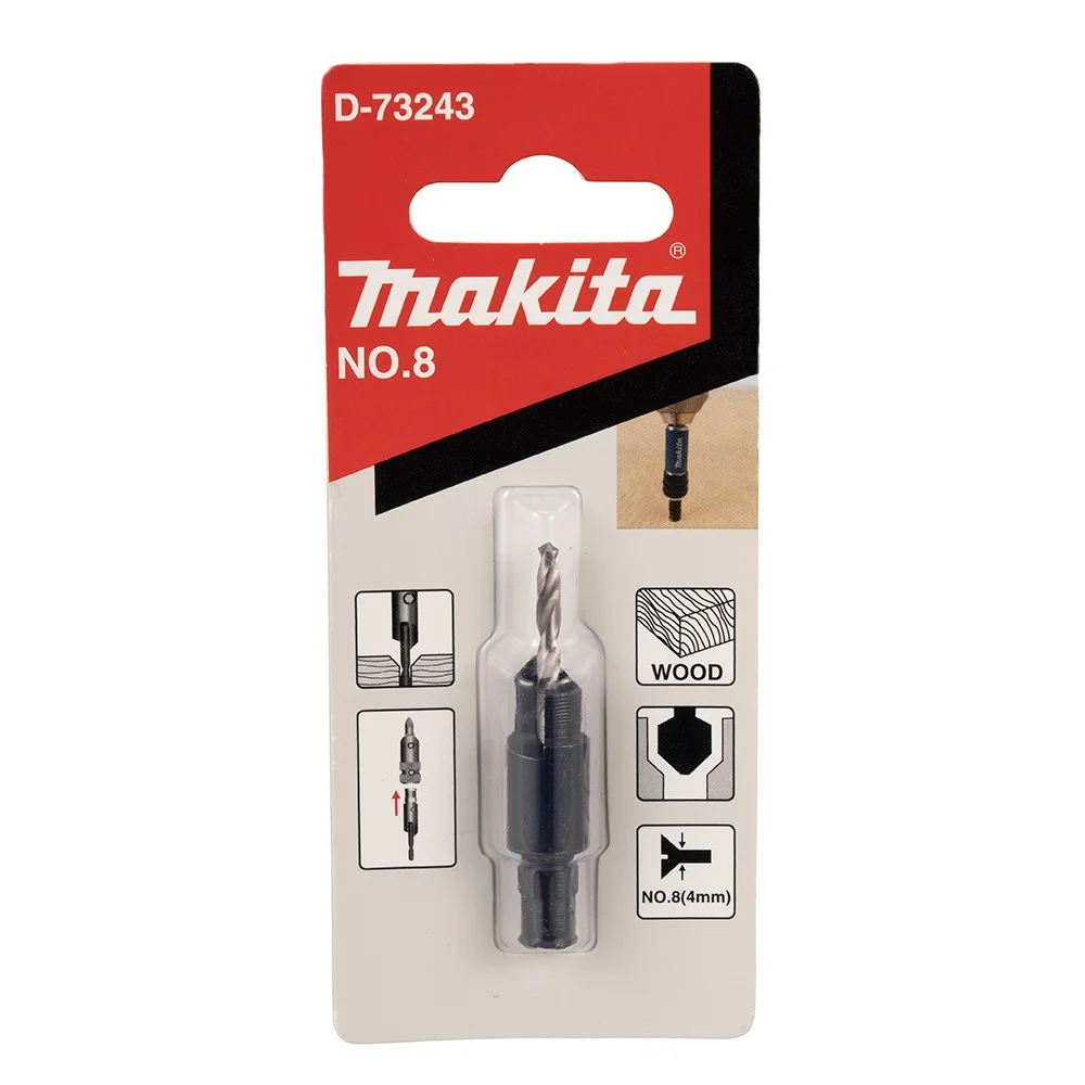 Broca Escareadora Nr 8 AC 7/64" Makita D-73243