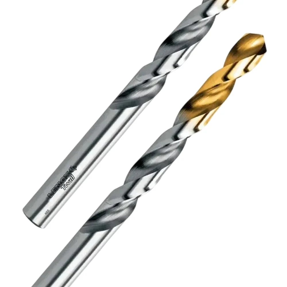 Broca Haste Paralela Cobertura de Titanio Alta Performance DIN 338 HSS 10MM Lenox-Twill TW100