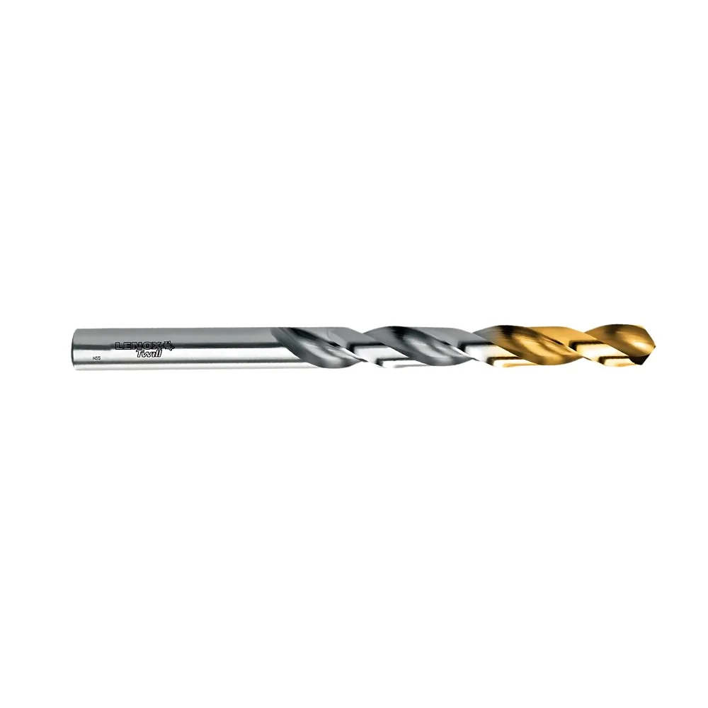 Broca Haste Paralela Cobertura de Titanio Alta Performance DIN 338 HSS 11/64" Lenox-Twill TW100