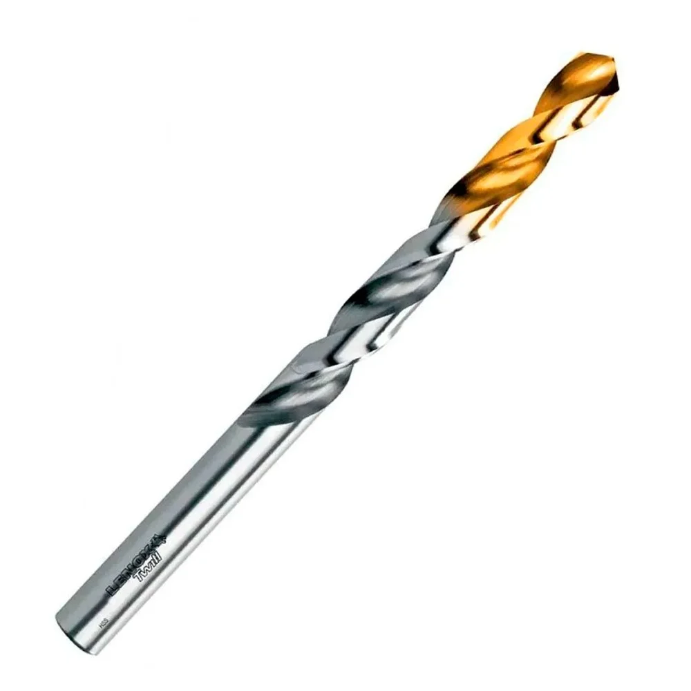 Broca Haste Paralela Cobertura de Titanio Alta Performance DIN 338 HSS 1/2" Lenox-Twill TW100