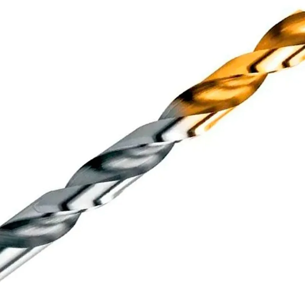 Broca Haste Paralela Cobertura de Titanio Alta Performance DIN 338 HSS 1/2" Lenox-Twill TW100