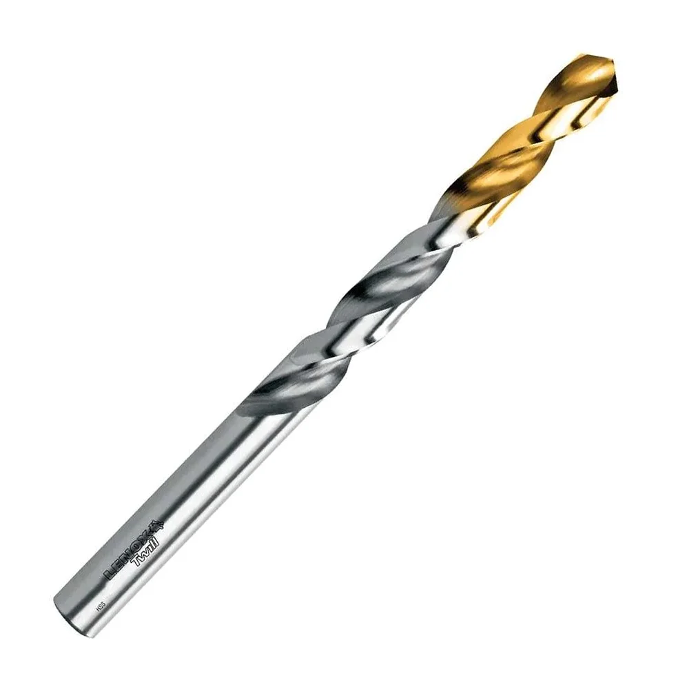 Broca Haste Paralela Cobertura de Titanio Alta Performance DIN 338 HSS 7/16" Lenox-Twill TW100