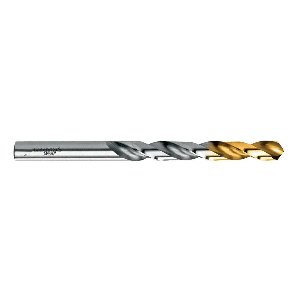Broca Haste Paralela Cobertura de Titanio Alta Performance DIN 338 HSS 7/16" Lenox-Twill TW100