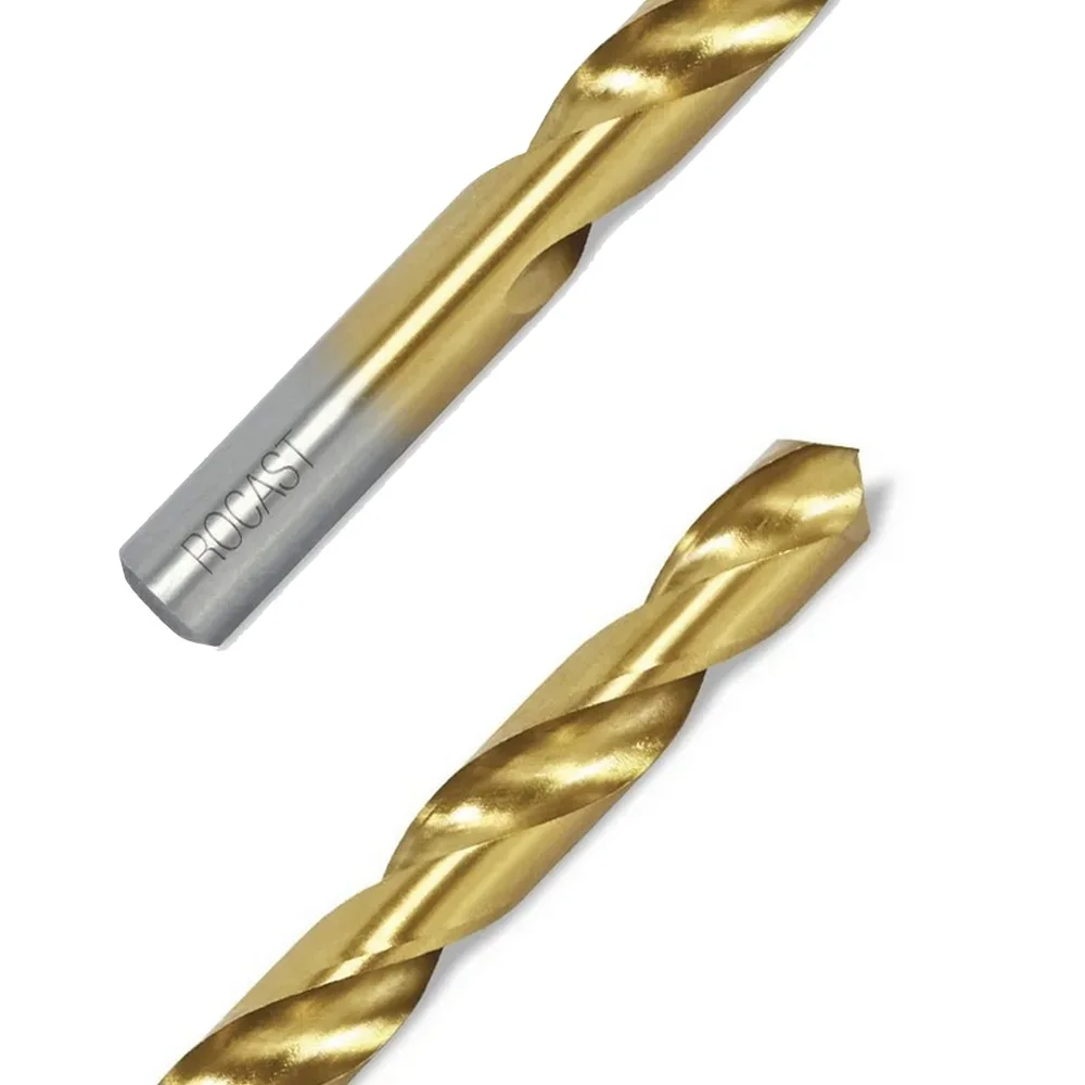 Broca Haste Paralela Din 338 Com Tratamento de Titanio HSS 3MM Rocast 1370005