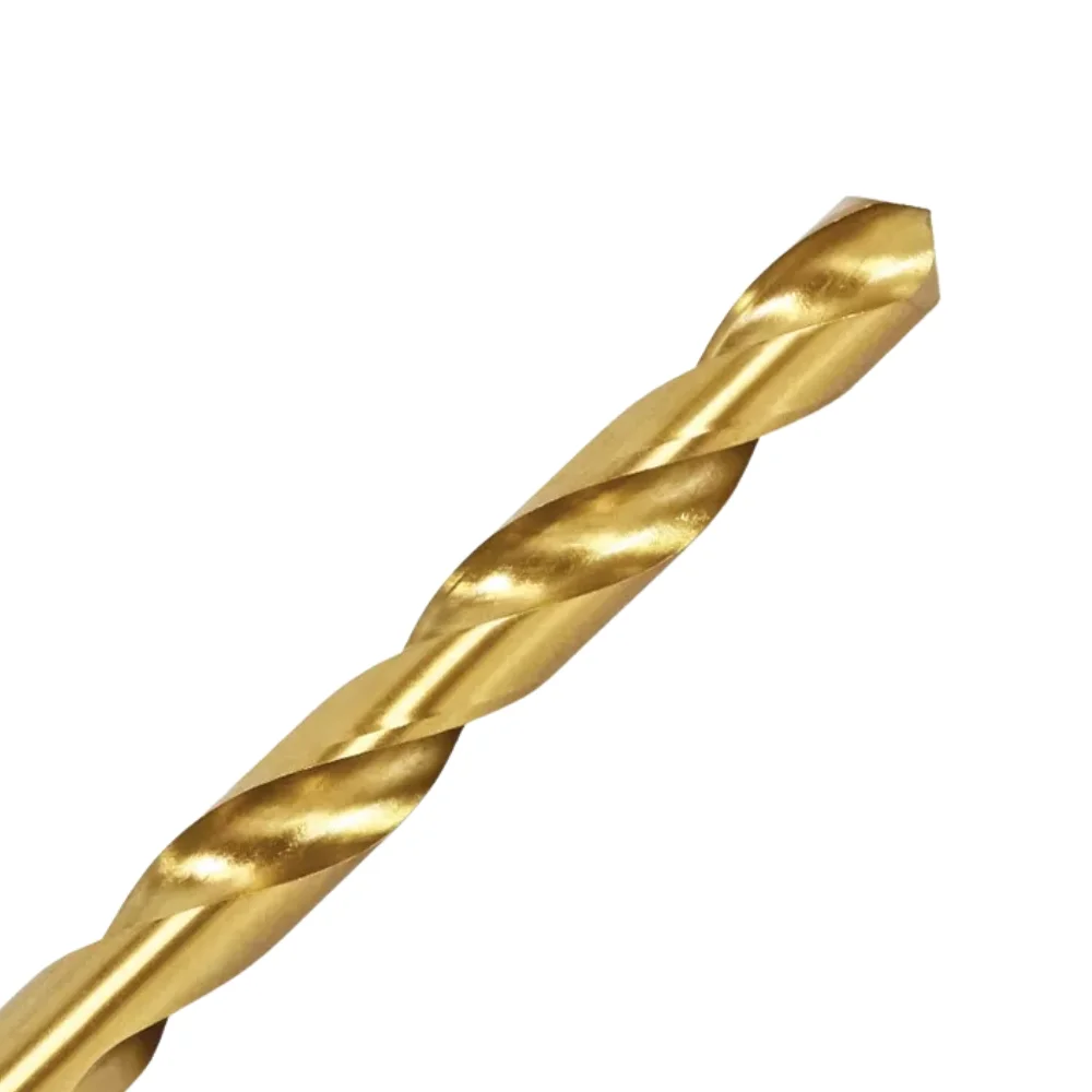 Broca Haste Paralela DIN 338 com Tratamento de Titanio HSS 4MM Rocast 1370007