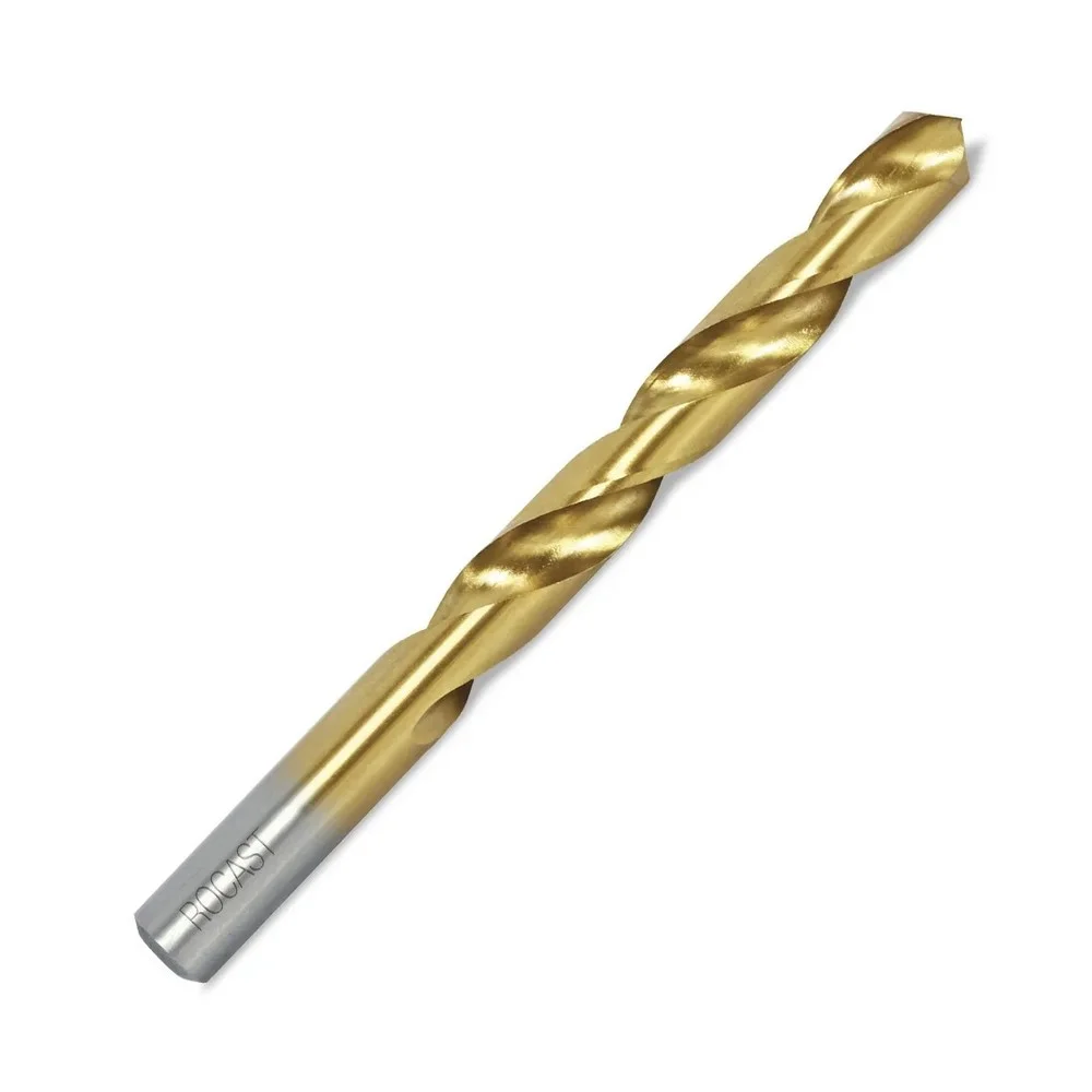 Broca Haste Paralela Din 338 Com Tratamento de Titanio HSS 8MM Rocast 1370015