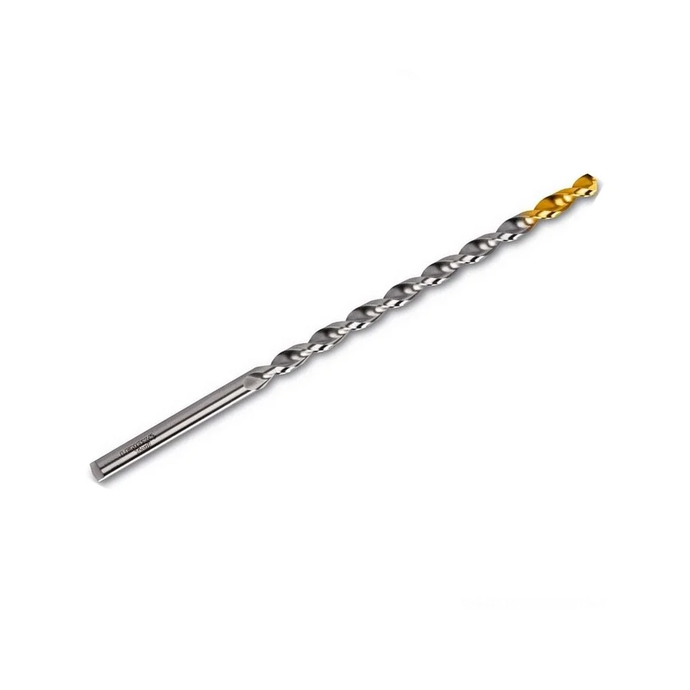 Broca Haste Paralela Extra Longa DIN 1869/1 Ponta Revestida de Titanio HSS 5X135X195MM Lenox-Twill TW301