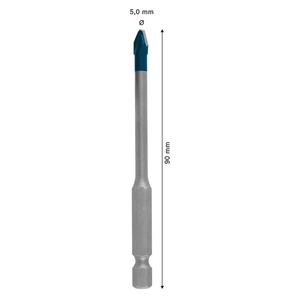 Broca para Porcelanato Expert Hex9 Hard Ceramic Encaixe Hexagonal 5MM Bosch 2608900589
