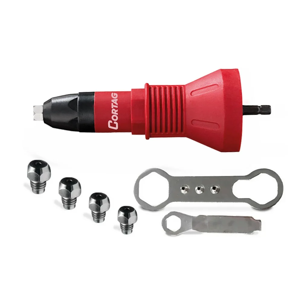 Cabecote Rebitador para Furadeira Com 4 Bicos 2,4-4,8MM Cortag 61787