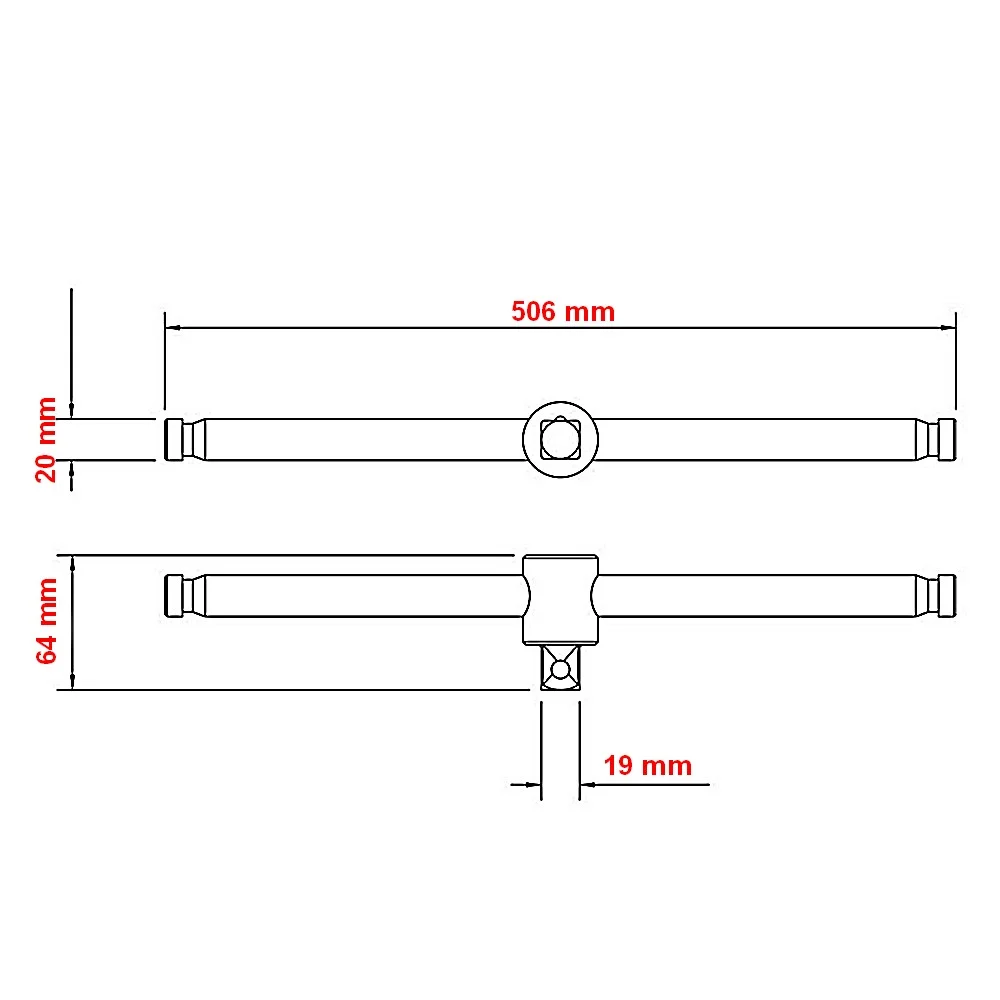 Cabo T CRV 3/4" Tramontina Pro 44855/101