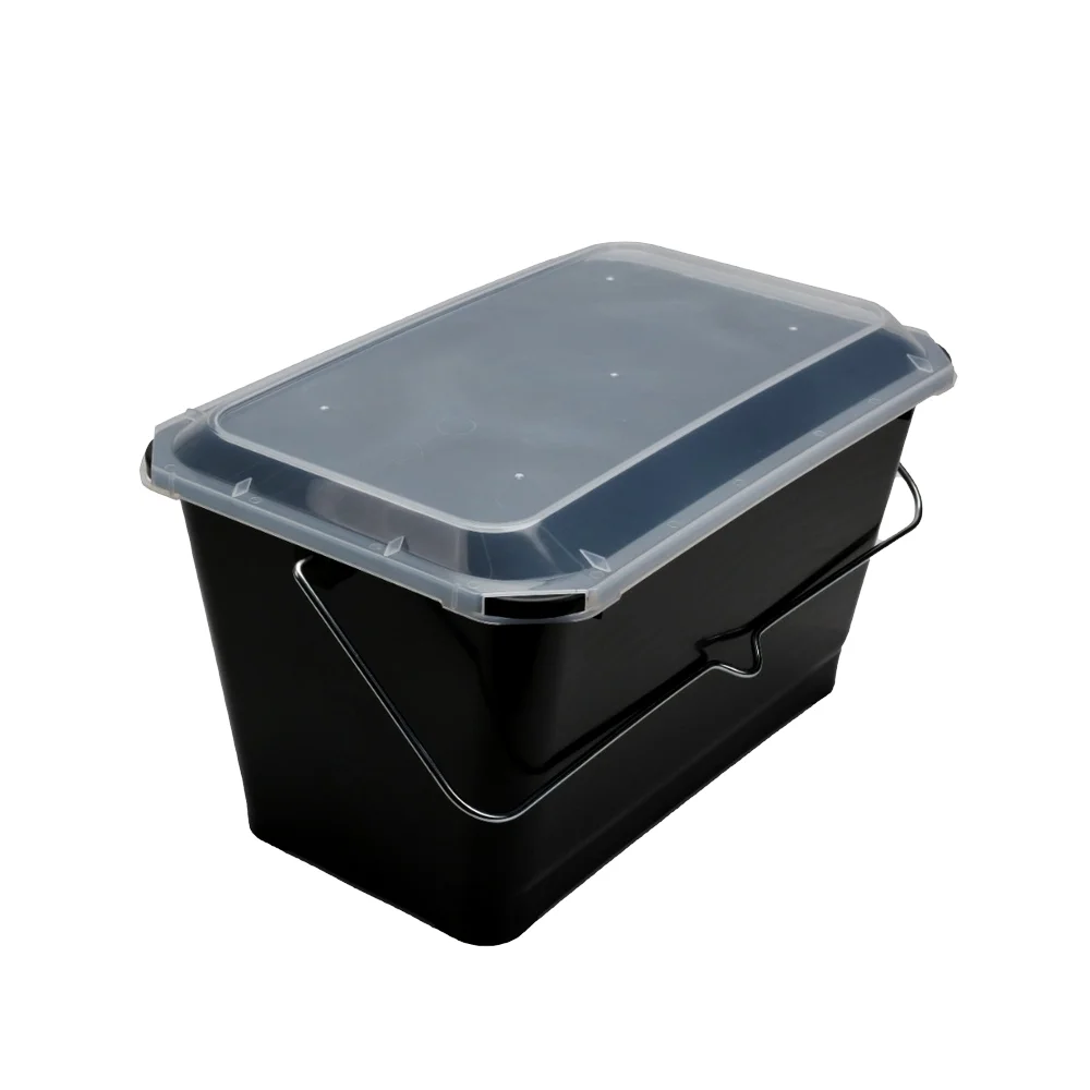 Cacamba Plastica Pro de Chao para Pintura Com Tampa 15L Tigre 2309-02