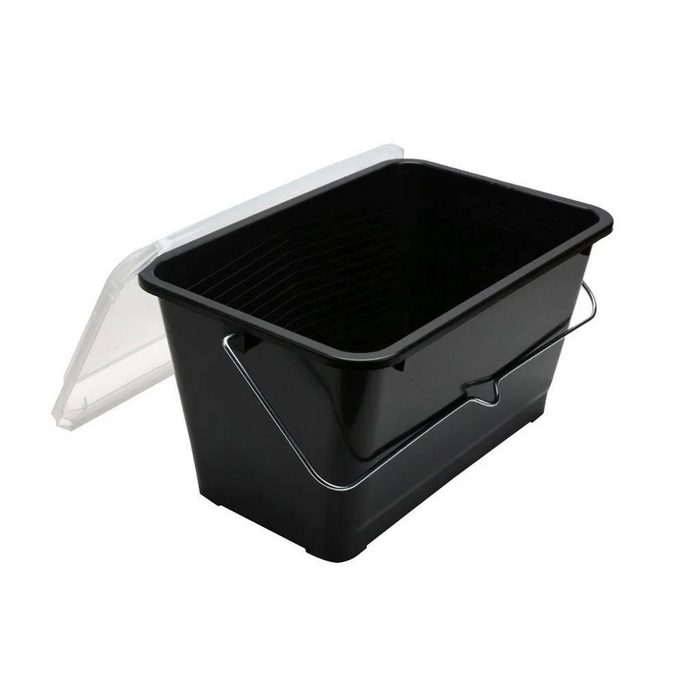 Cacamba Plastica Pro de Chao para Pintura Com Tampa 15L Tigre 2309-02