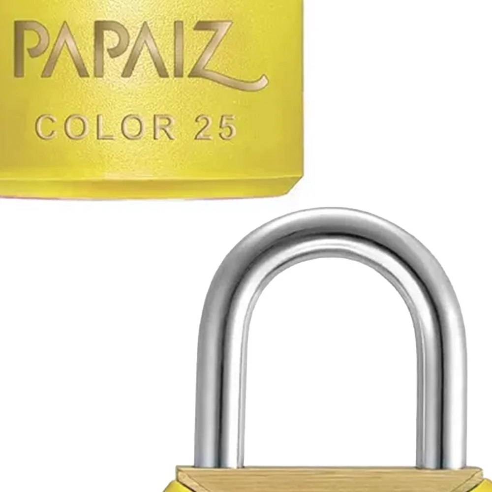 Cadeado de Latao Amarelo 25MM Papaiz CR25SM