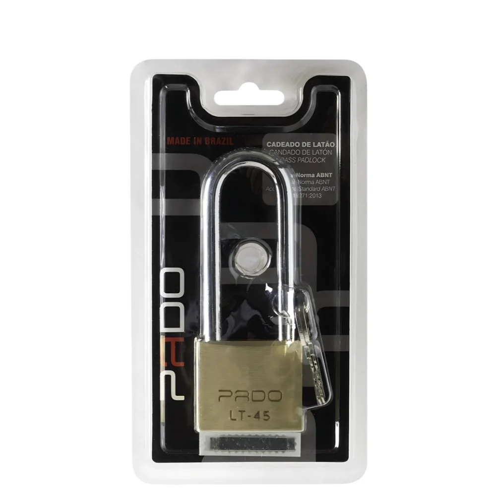 Cadeado de Latao Haste Longa 45X75MM Pado SM/LT45/75