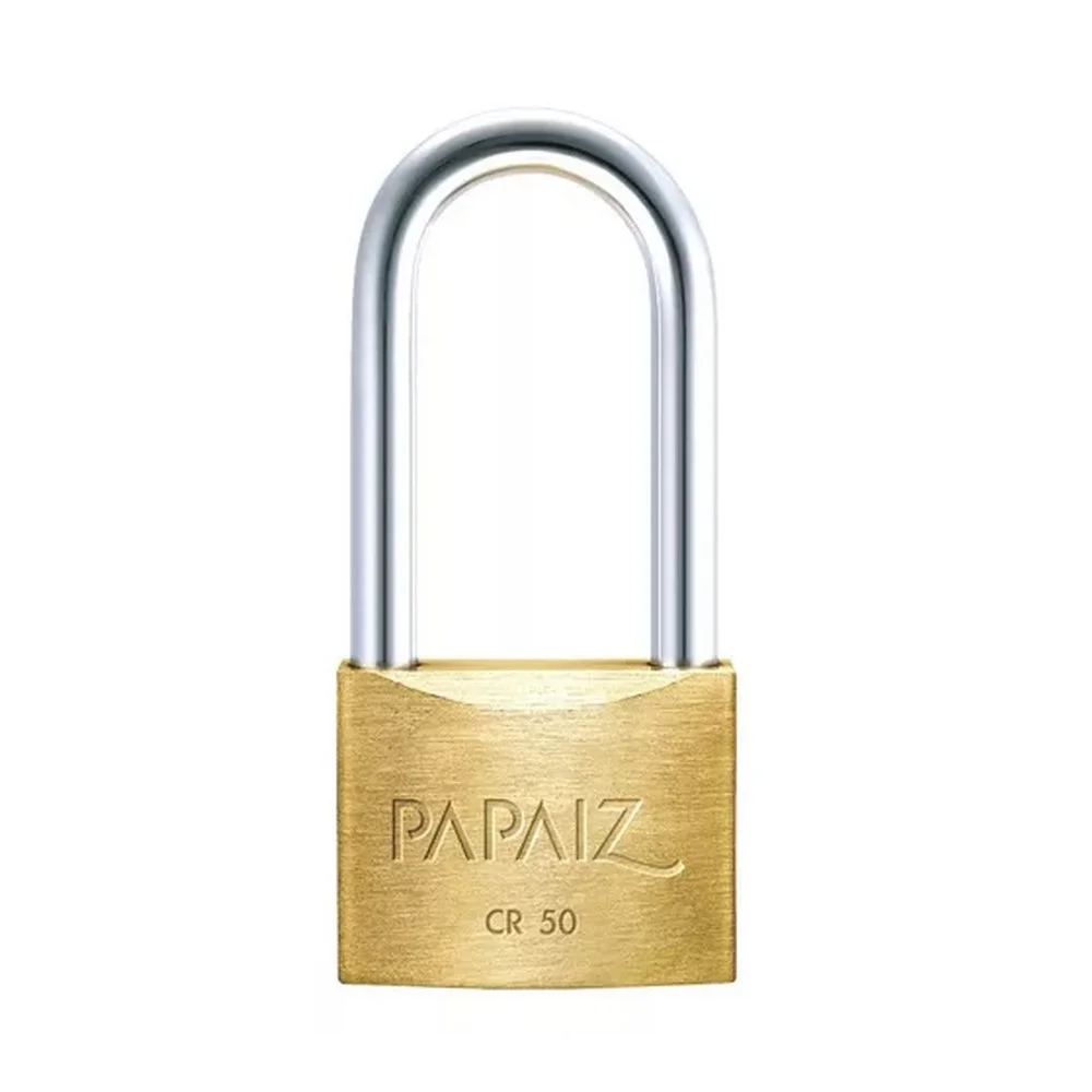 Cadeado de Latao Haste Longa 50X50MM Papaiz CR50/50