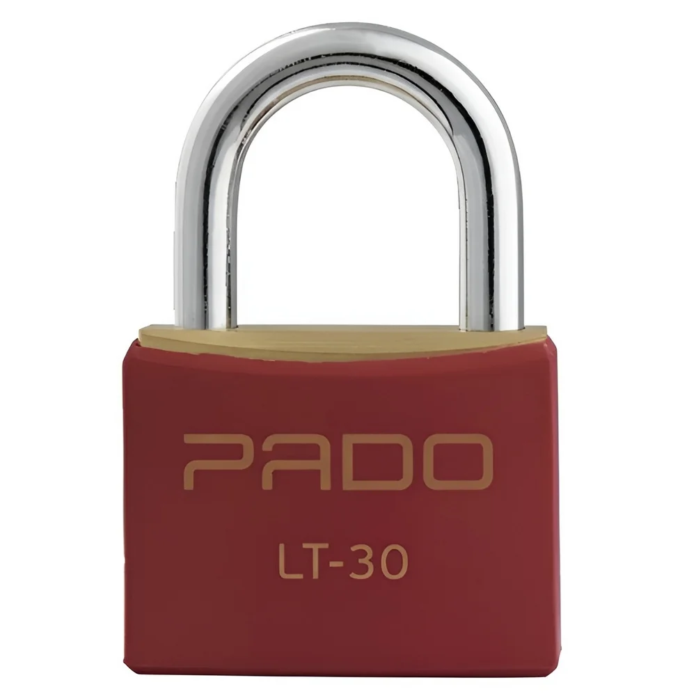 Cadeado de Latao Mesmo Segredo Vermelho 30MM Pado SMLT30S1