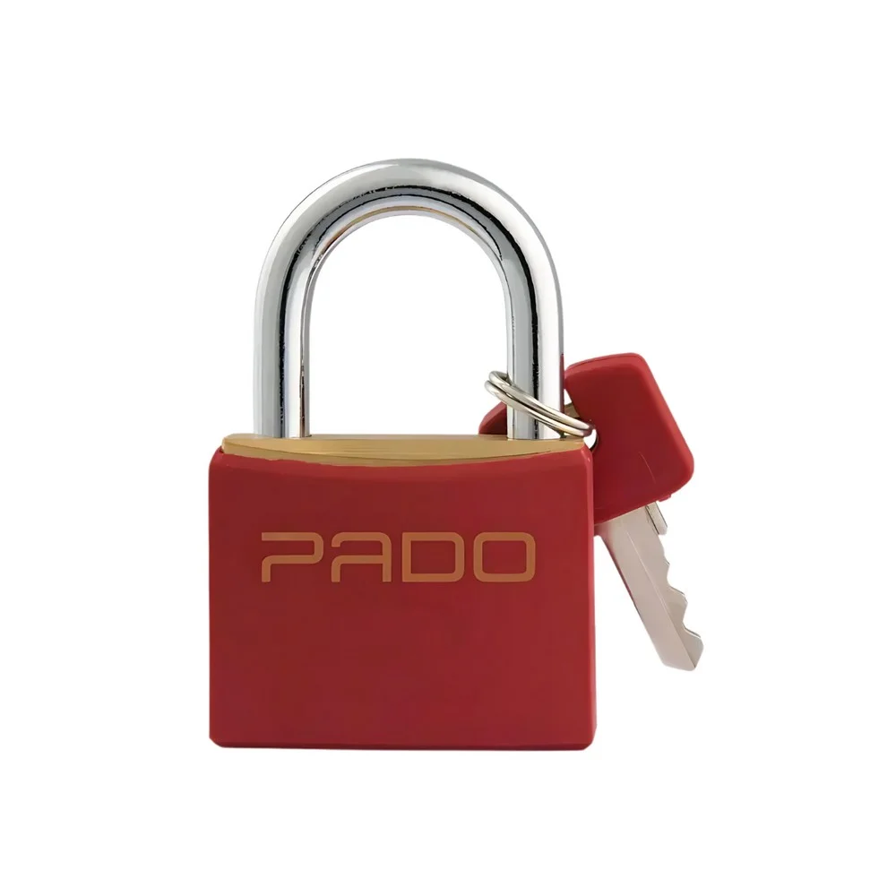 Cadeado de Latao Vermelho 40MM Pado SM40