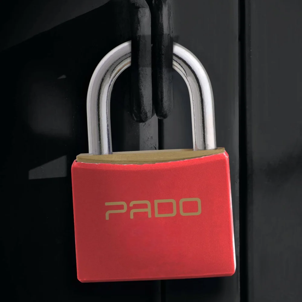 Cadeado de Latao Vermelho 40MM Pado SM40