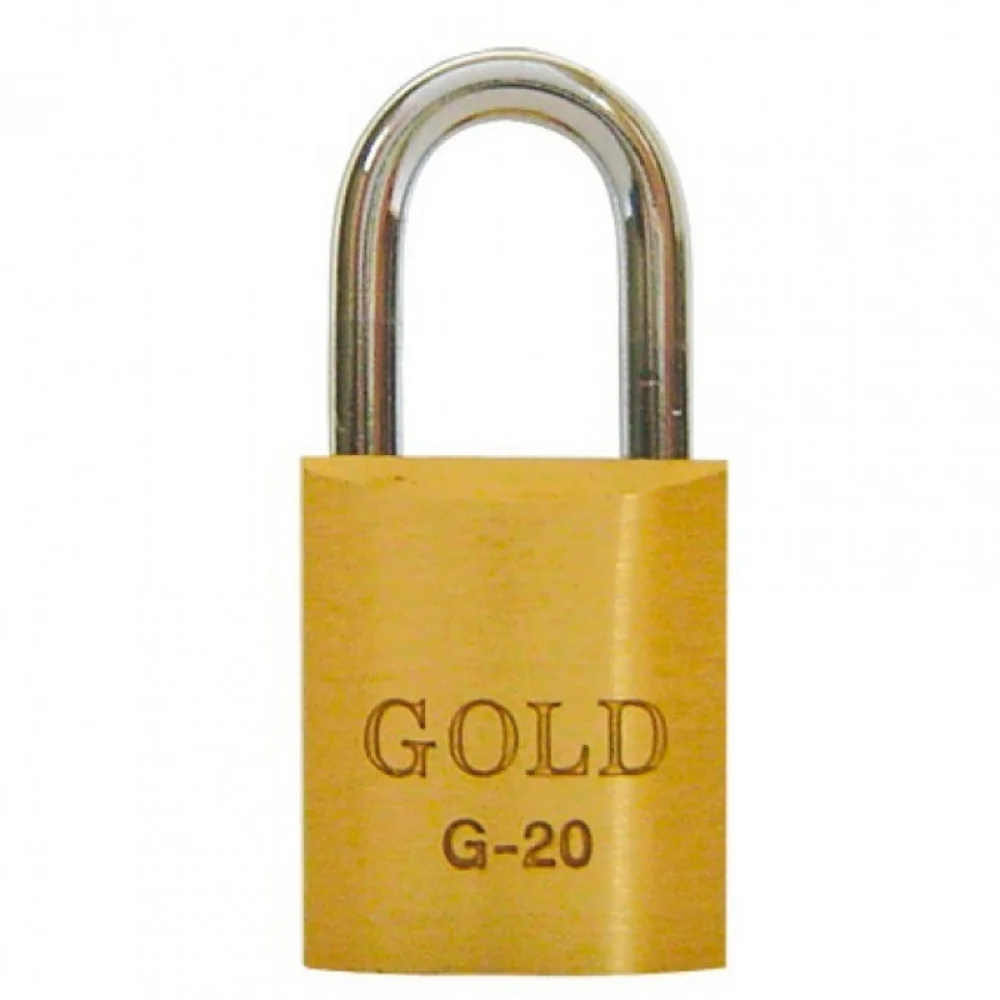 Cadeado de Latao 20MM Gold GCC210001