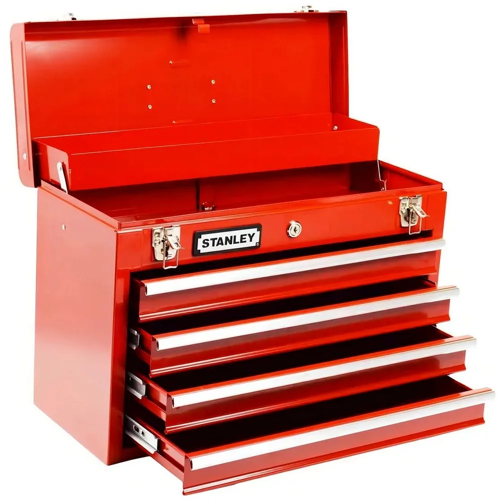 Caixa Gabinete com 4 Gavetas Para Ferramentas Stanley 95-604L