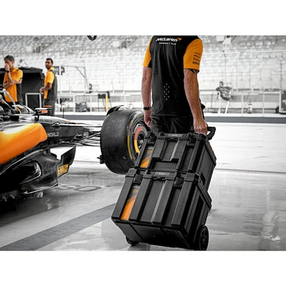 Caixa Plastica Bau com Rodas 3pcs Tstak Mclaren Para Ferramentas Dewalt DWST60452-1