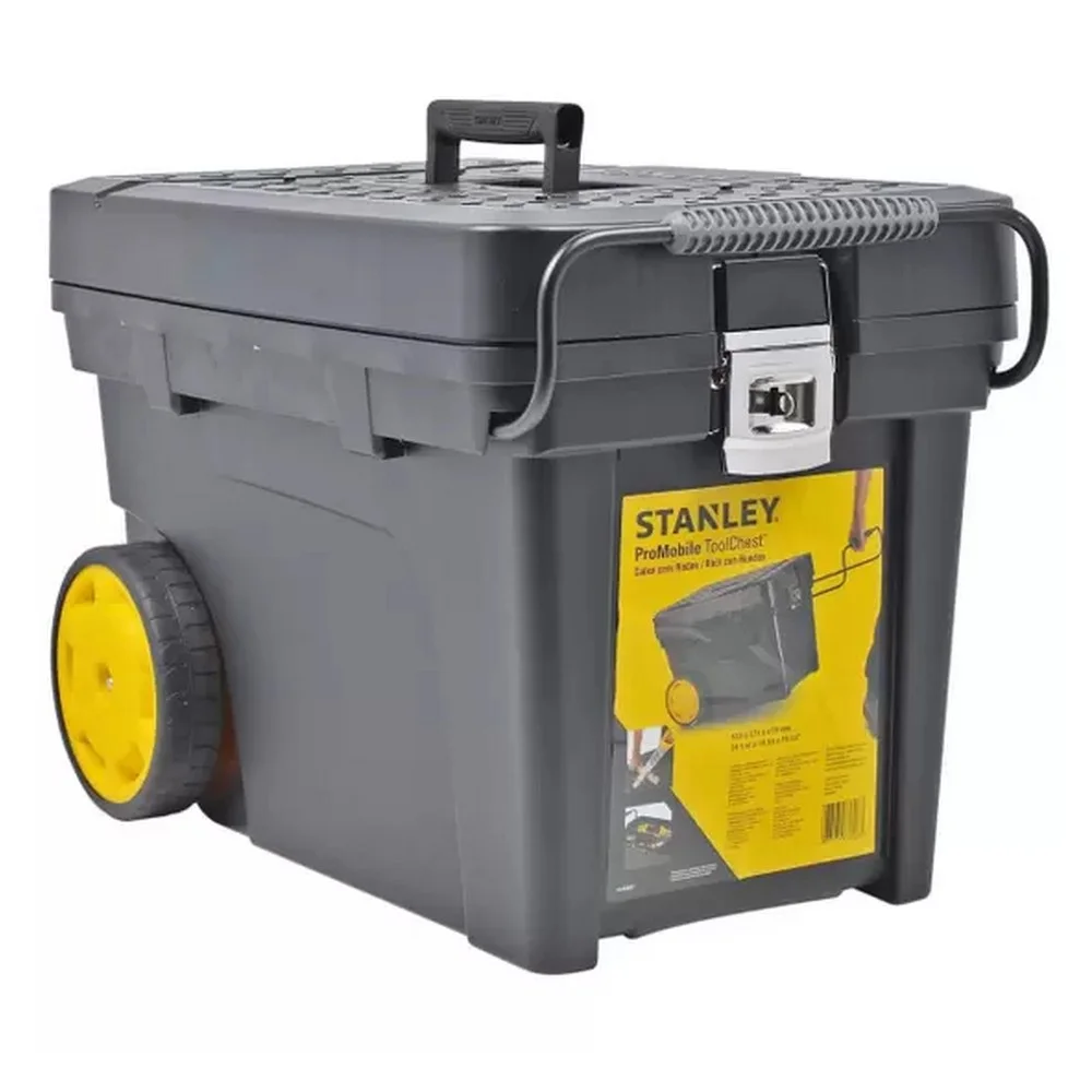 Caixa Plastica Bau com Rodas Contractor Para Ferramentas 53 LITROS Stanley STST33027