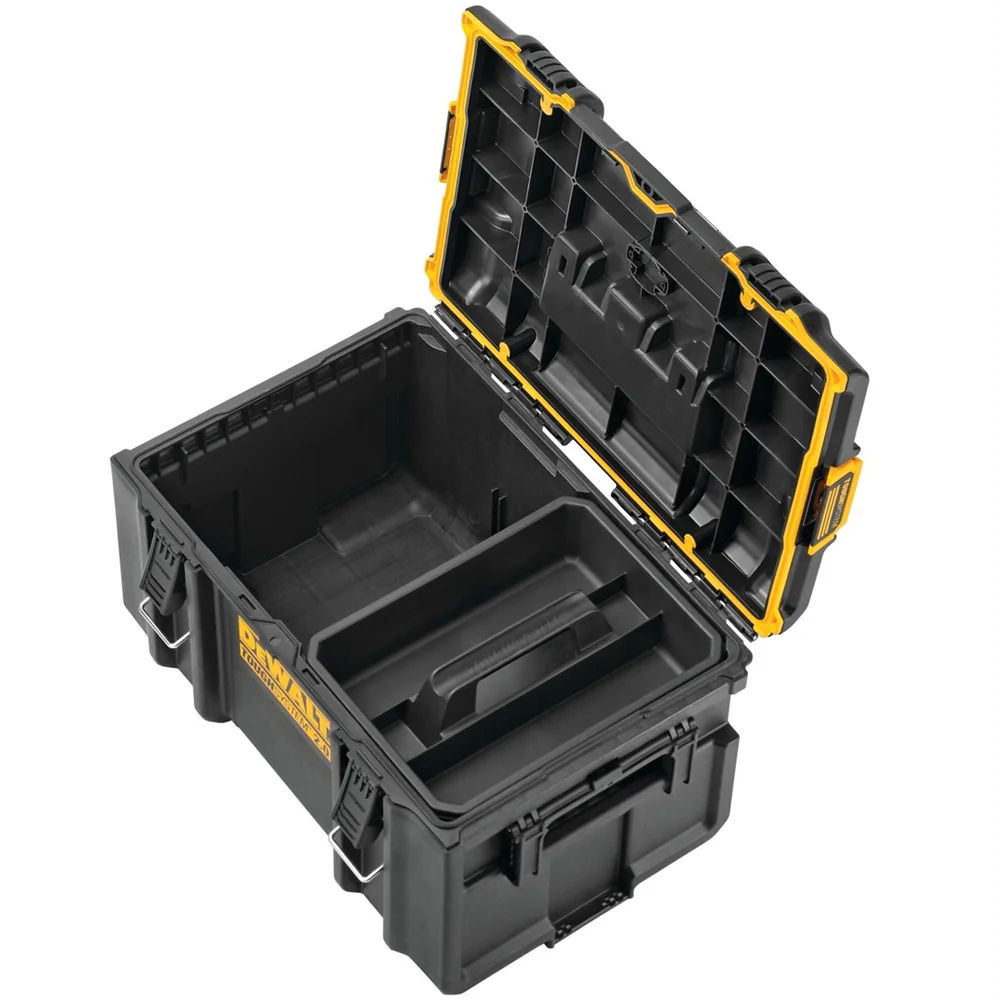 Caixa Plastica Bau Grande Toughsystem 2.0 para Ferramentas com Bandeja 22"-55CM Dewalt DWST08300