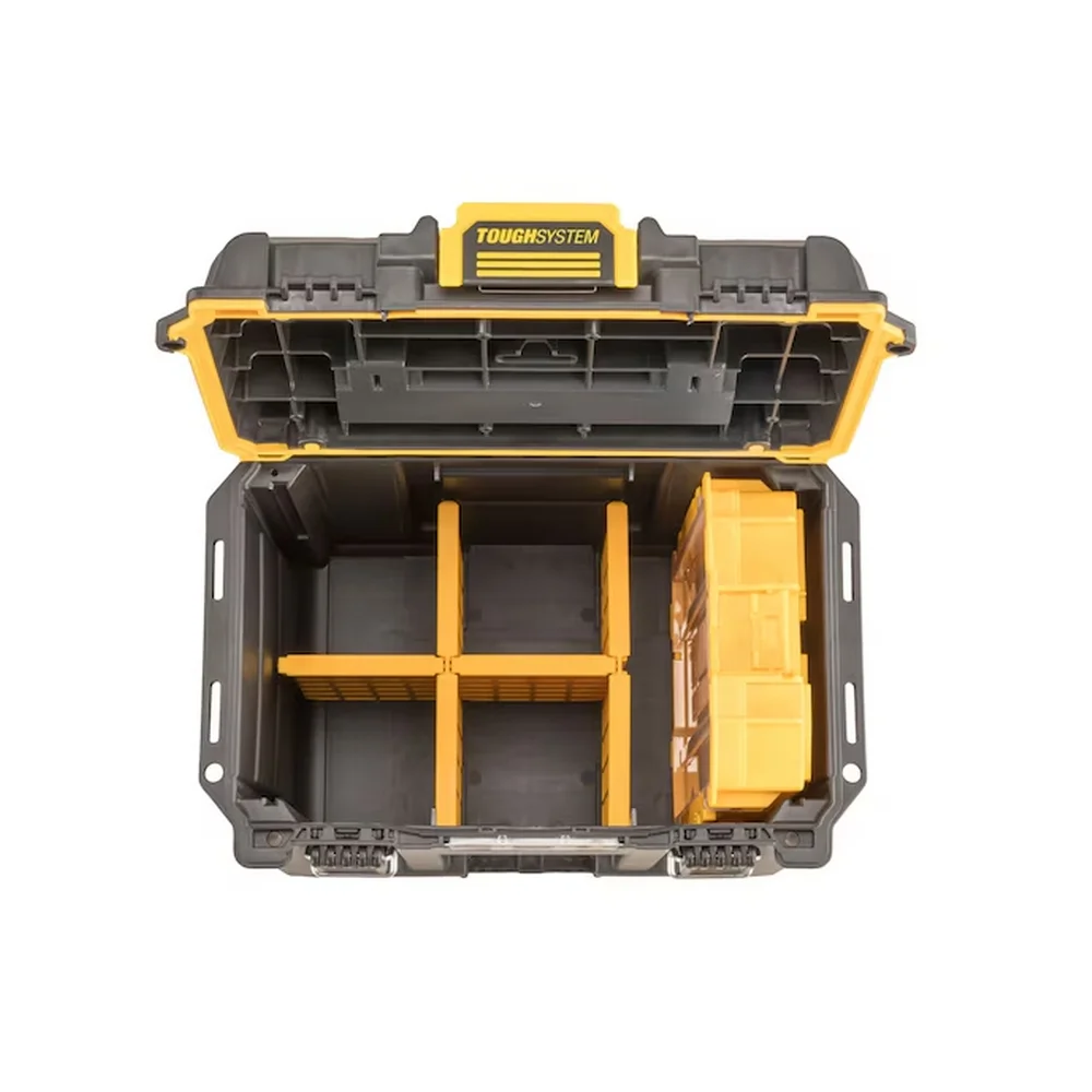 Caixa Plastica Bau Profunda Toughsystem 2.0 Para Ferramentas 14X15X10CM Dewalt DWST08035